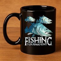 Fishing Tournament 11oz C Handle Ceramic Mug