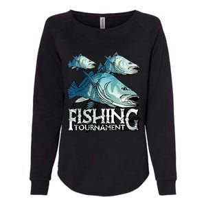 Fishing Tournament Womens California Wash Sweatshirt