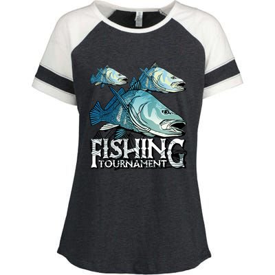 Fishing Tournament Enza Ladies Jersey Colorblock Tee