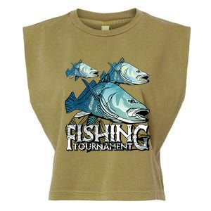 Fishing Tournament Garment-Dyed Women's Muscle Tee