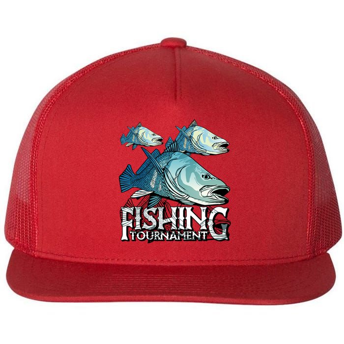 Fishing Tournament Flat Bill Trucker Hat