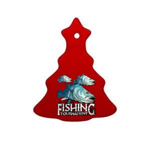 Fishing Tournament Ceramic Tree Ornament