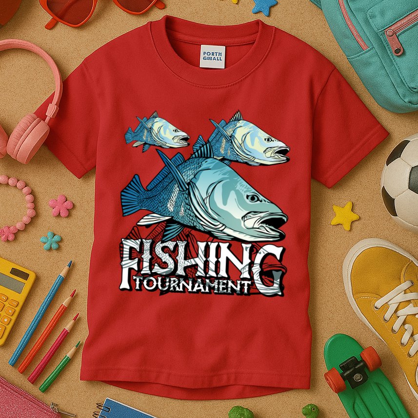 Fishing Tournament Kids T-Shirt