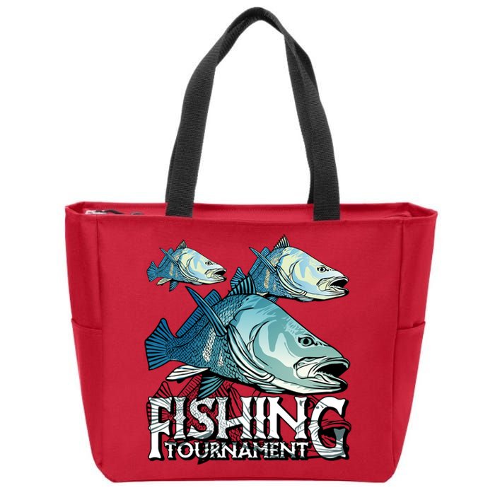 Fishing Tournament Zip Tote Bag