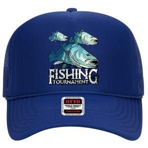 Fishing Tournament High Crown Mesh Back Trucker Hat