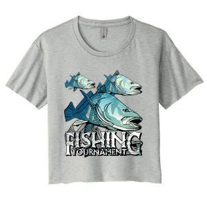 Fishing Tournament Women's Crop Top Tee