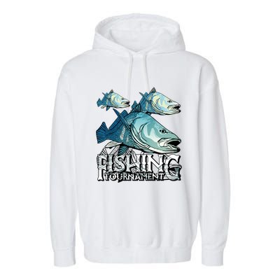 Fishing Tournament Garment-Dyed Fleece Hoodie