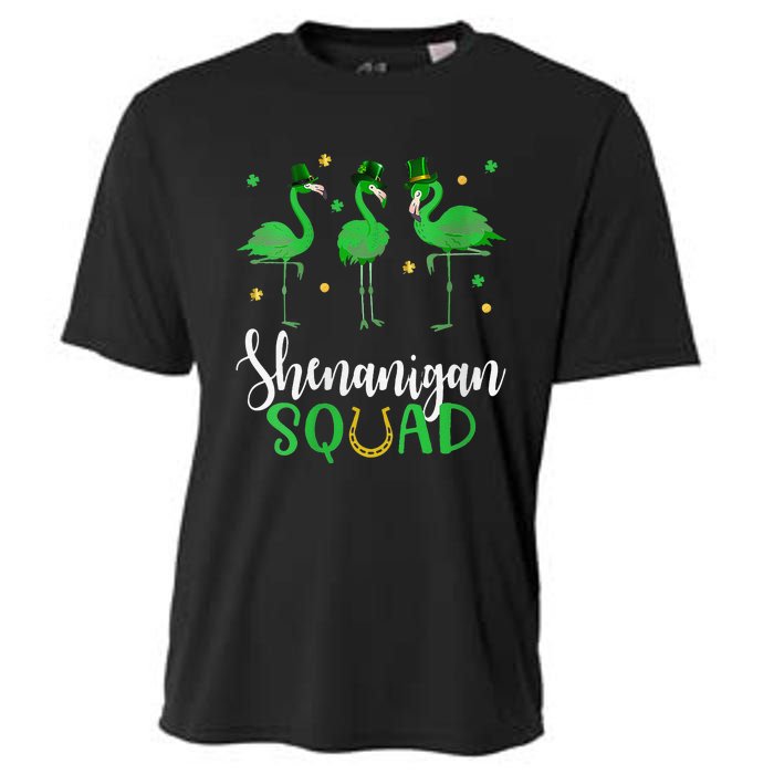 Flamingo Tees For WoSt Patricks Day Shenanigan Squad Cooling Performance Crew T-Shirt