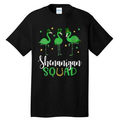 Flamingo Tees For WoSt Patricks Day Shenanigan Squad Tall T-Shirt