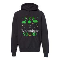 Flamingo Tees For WoSt Patricks Day Shenanigan Squad Premium Hoodie