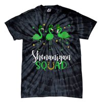 Flamingo Tees For WoSt Patricks Day Shenanigan Squad Tie-Dye T-Shirt