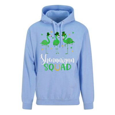 Flamingo Tees For WoSt Patricks Day Shenanigan Squad Unisex Surf Hoodie