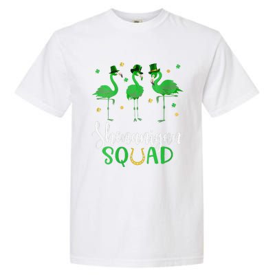 Flamingo Tees For WoSt Patricks Day Shenanigan Squad Garment-Dyed Heavyweight T-Shirt