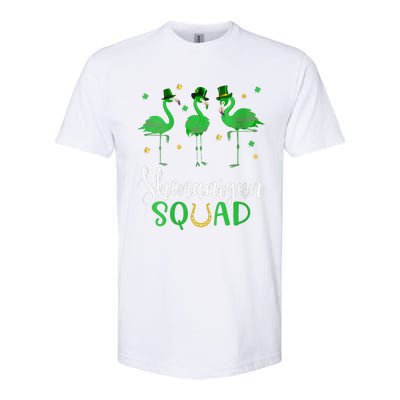 Flamingo Tees For WoSt Patricks Day Shenanigan Squad Softstyle CVC T-Shirt