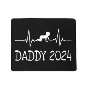 First Time Father Gifts New Dad Expecting Daddy 2024 Mousepad