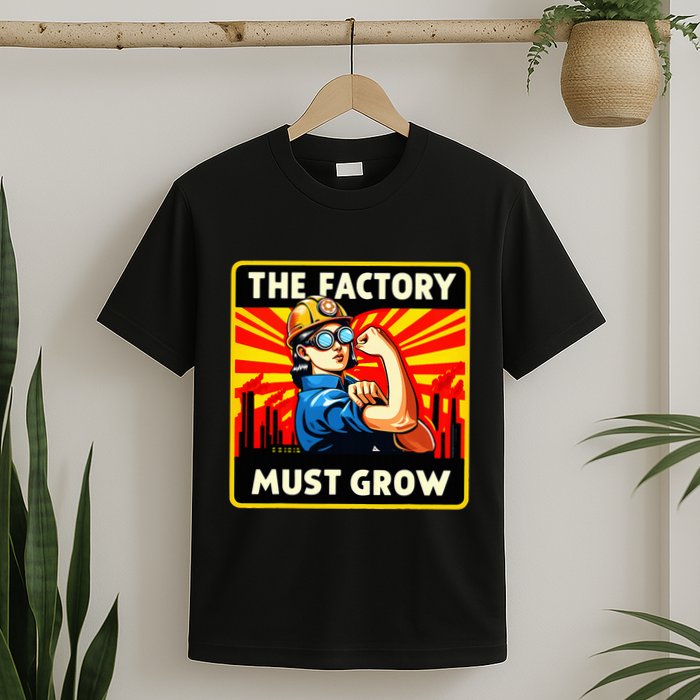 Factorio The Factory Must Grow T-Shirt