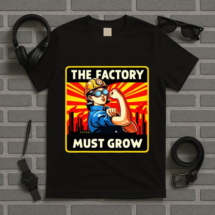 Factorio The Factory Must Grow T-Shirt
