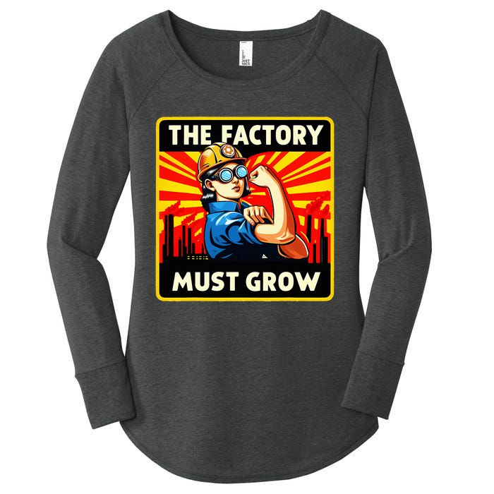 Factorio The Factory Must Grow Women's Perfect Tri Tunic Long Sleeve Shirt