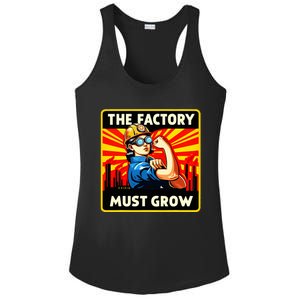 Factorio The Factory Must Grow Ladies PosiCharge Competitor Racerback Tank