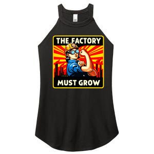 Factorio The Factory Must Grow Women's Perfect Tri Rocker Tank