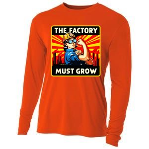 Factorio The Factory Must Grow Cooling Performance Long Sleeve Crew