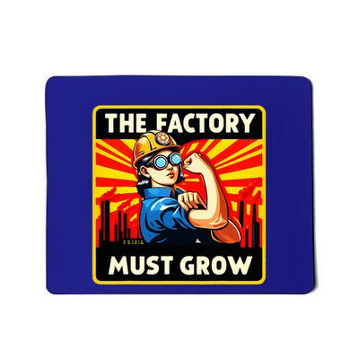 Factorio The Factory Must Grow Mousepad