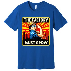 Factorio The Factory Must Grow Premium T-Shirt