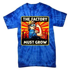 Factorio The Factory Must Grow Tie-Dye T-Shirt