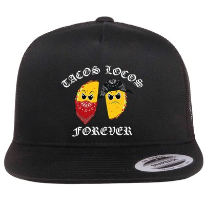 Funny Taco For Tacos Locos Forever Flatbill Hat