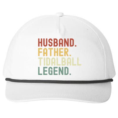 Funny Tidalball Funny Husband Dad Legend Funny Vintage Tidalball Fathers Day Snapback Five-Panel Rope Hat