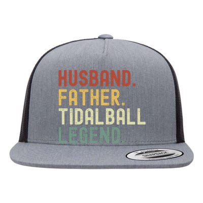 Funny Tidalball Funny Husband Dad Legend Funny Vintage Tidalball Fathers Day Flat Bill Trucker Hat