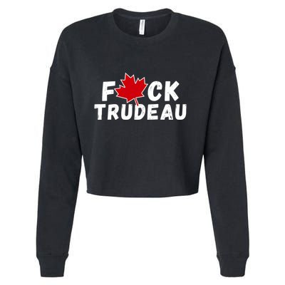 Fuck Trudeau Cropped Pullover Crew