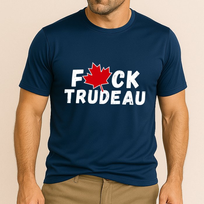 Fuck Trudeau Cooling Performance Crew T-Shirt