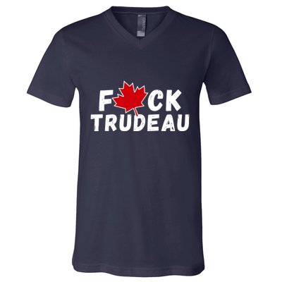 Fuck Trudeau V-Neck T-Shirt