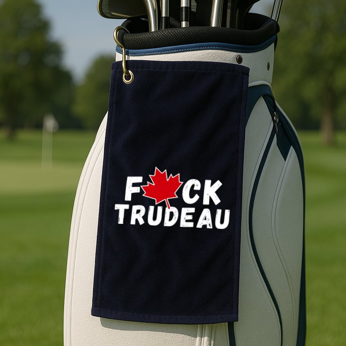 Fuck Trudeau Golf Towel