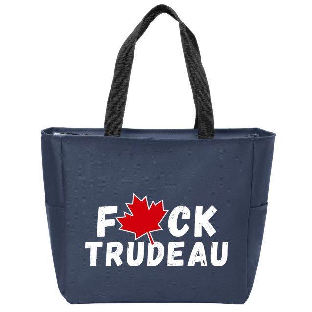 Fuck Trudeau Zip Tote Bag
