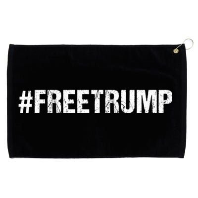 Free Trump Free Donald Trump 2024 #Freetrump Grommeted Golf Towel