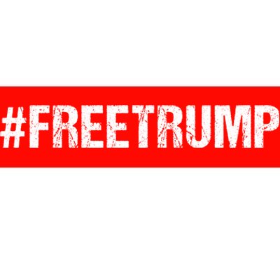 Free Trump Free Donald Trump 2024 #Freetrump Bumper Sticker