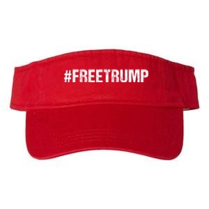 Free Trump Free Donald Trump 2024 #Freetrump Valucap Bio-Washed Visor