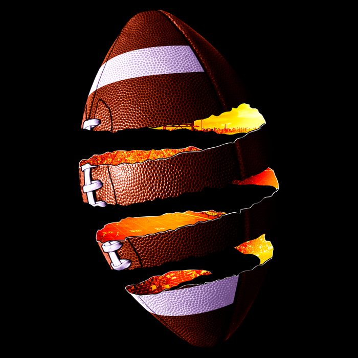 Football Tear Doggie Tank