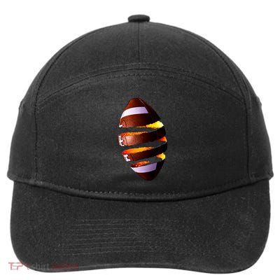Football Tear 7-Panel Snapback Hat