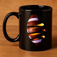 Football Tear 11oz C Handle Ceramic Mug