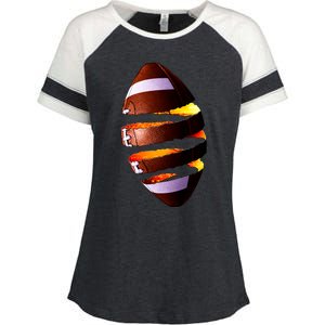 Football Tear Enza Ladies Jersey Colorblock Tee