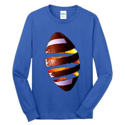 Football Tear Tall Long Sleeve T-Shirt