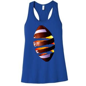 Football Tear Women's Racerback Tank