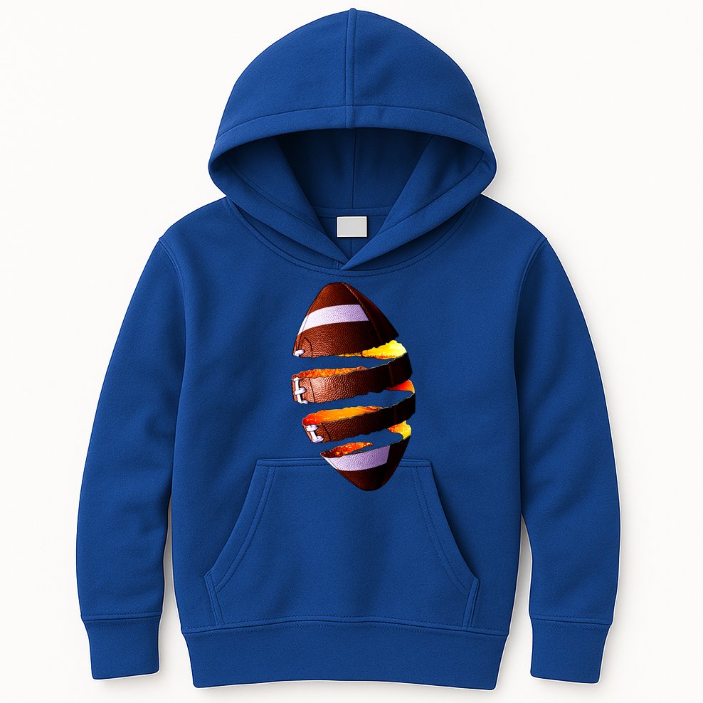Football Tear Kids Hoodie