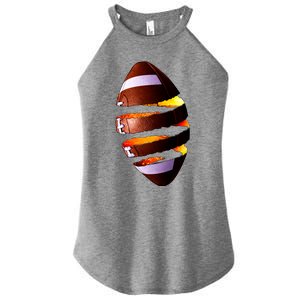 Football Tear Women's Perfect Tri Rocker Tank