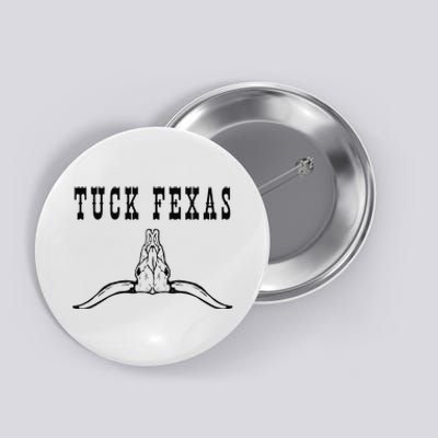 Funny Tuck Fexas Vintage Horns Down Button