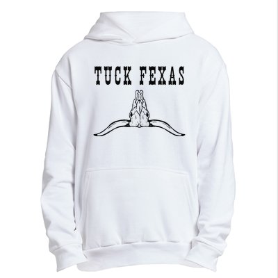 Funny Tuck Fexas Vintage Horns Down Urban Pullover Hoodie