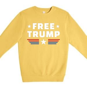 Free Trump Premium Crewneck Sweatshirt